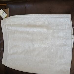 Nipon Boutique White Pencil Skirt